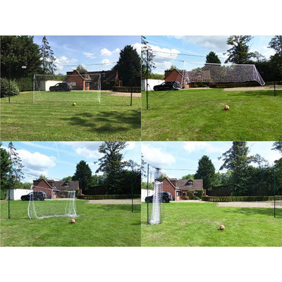 Open Goaaal JX-OGFL2 Soccer Practice Net Rebounder with Goal, Large (2 Pack)
