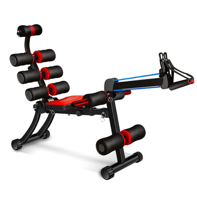 MBB 22 in 1 Master Foldable Adjustable Abdominal Workout Chair, Black (Open Box) - VMInnovations