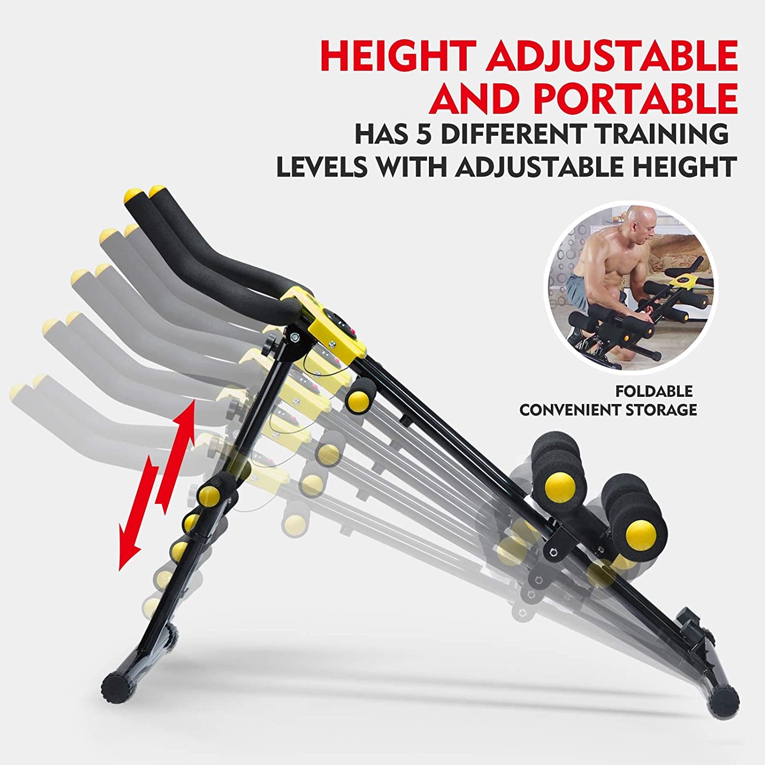 MBB Abdominal Home Gym Exercise Chair & Wonder Master Abdominal Workout Chair - VMInnovations