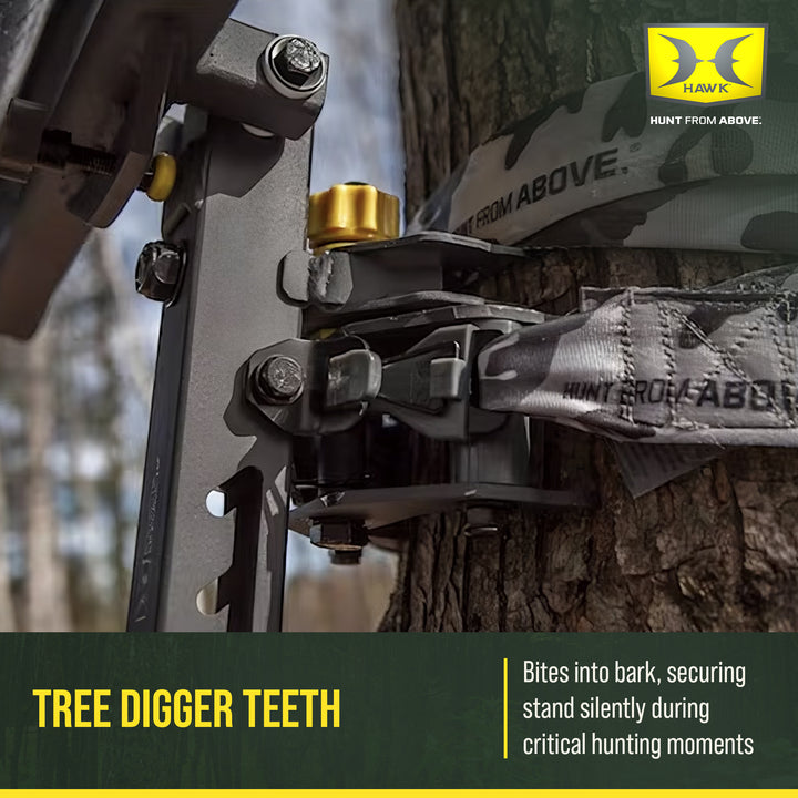 Hawk Kickback LVL Hang-On Deer Hunting Tree Stand w/ XL Seat & Platform, 2 Pack