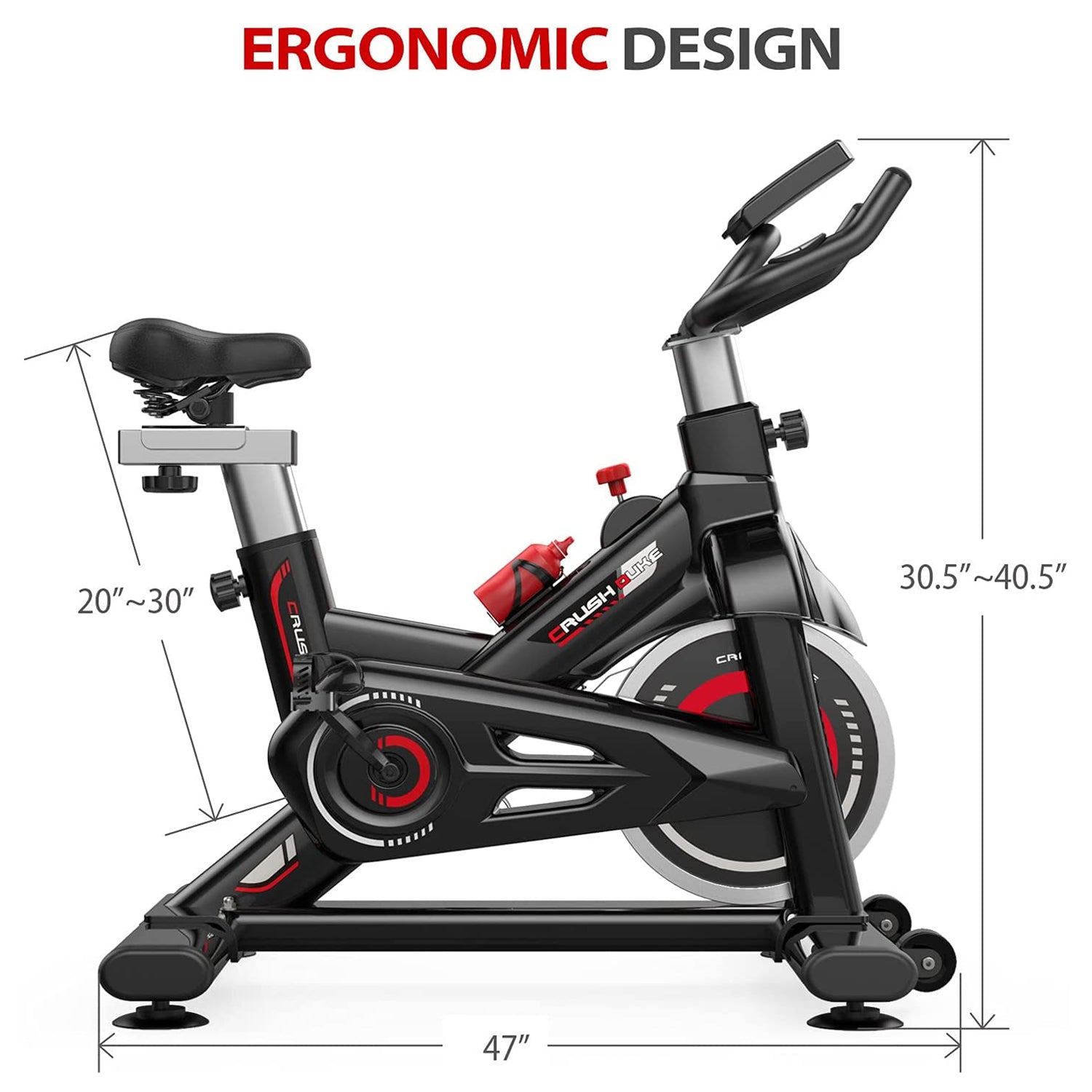 MBB Stationary Cycling Exercise Bike and Wonder Master Abdominal Workout Chair - VMInnovations