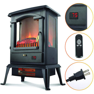 LifeSmart 1500W Portable Electric Infrared Quartz Stove Heater (For Parts) - VMInnovations
