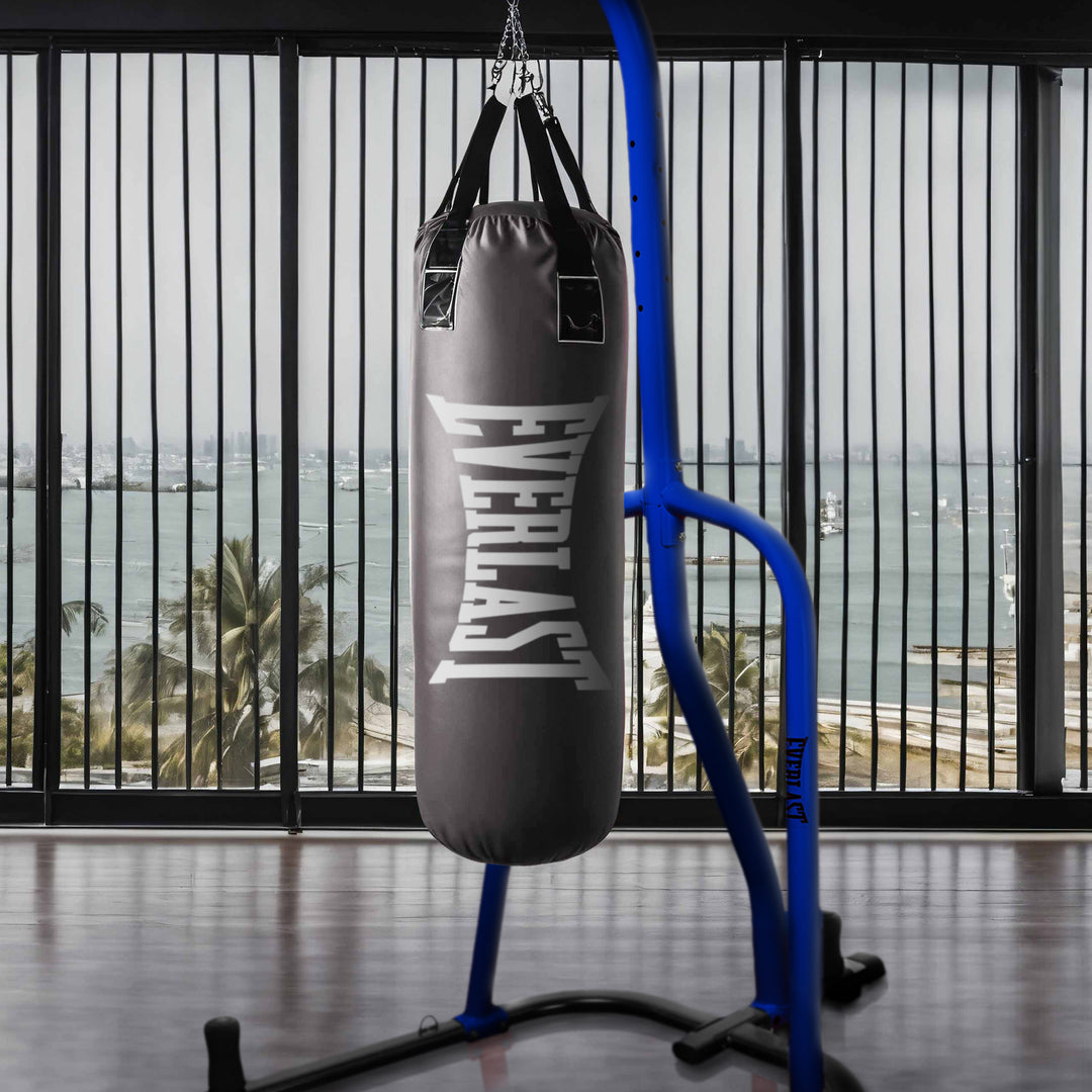 Everlast Single Station Powder Coated Steel 100 Pound Punching Bag Stand (Used)