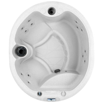 LifeSmart LS200 Large 4 Person 13 Jet Sea Salt Spa with Protective Locking Cover