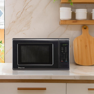 Magic Chef 700 W 0.7 Cu. Ft Digital Touch Countertop Microwave, Black (Open Box) - VMInnovations
