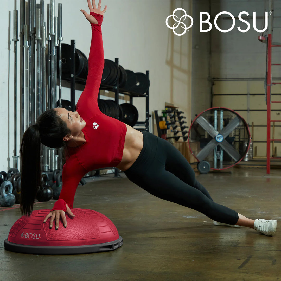 Bosu NEXGEN Balance Strength Trainer, Home Gym Workout Equipment, 26",Neon Flare