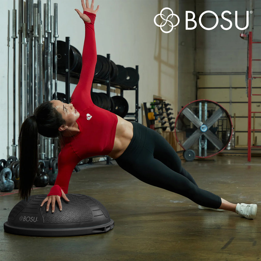 Bosu NEXGEN Balance Strength Trainer, Home Gym Workout Equipment, 26", Black