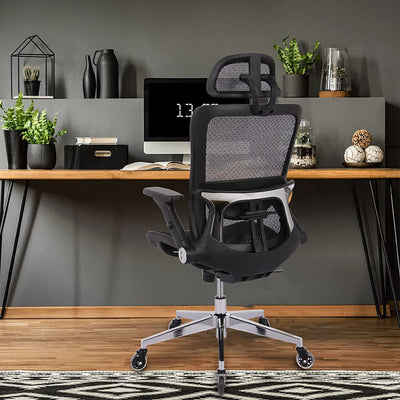 Oline ErgoMax Ergonomic Swivel Office Chair w/ Lumbar Support (For Parts)