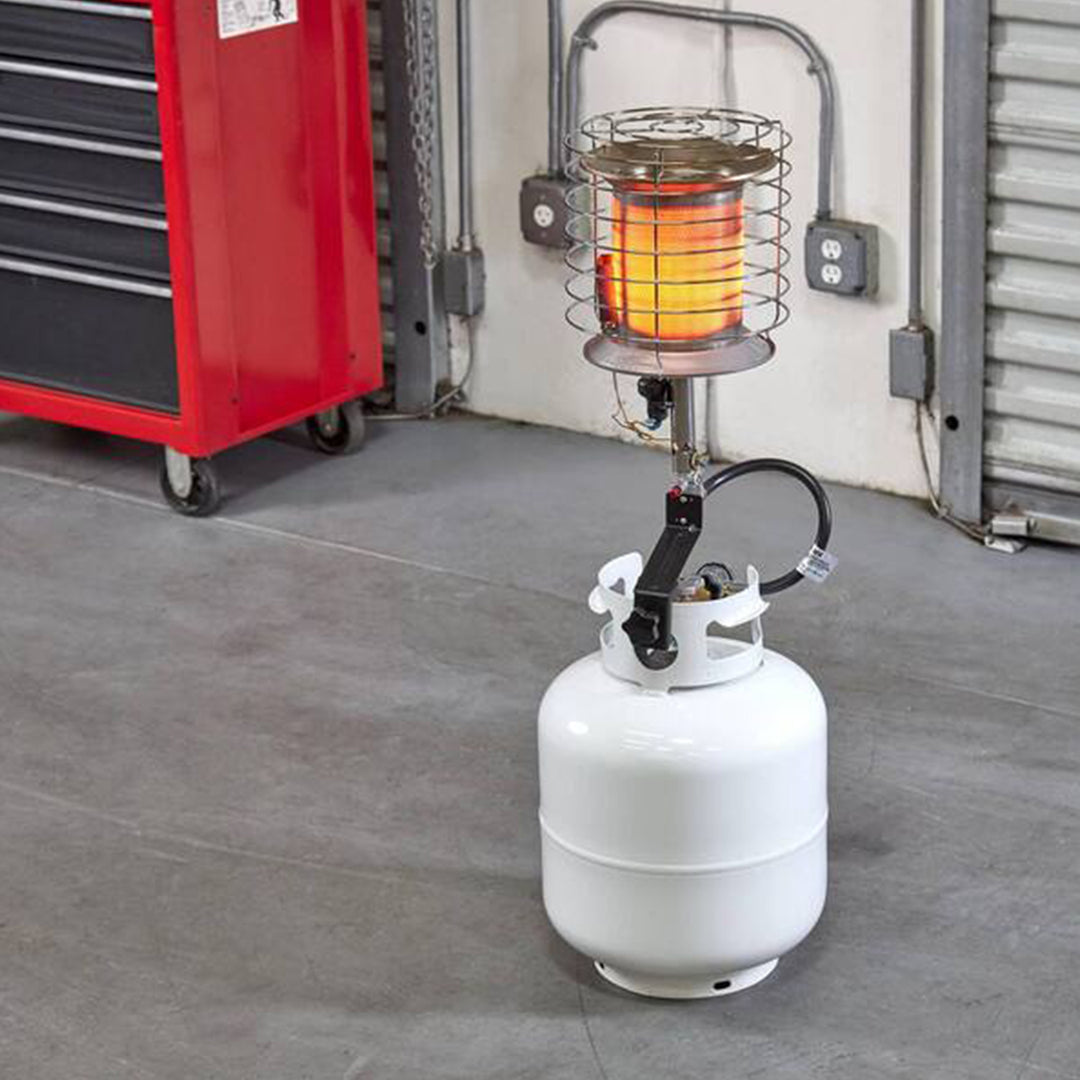Dura Heat 360 Degree Outdoor Steel Propane Tank Top Heater w/ Safety Shutoff - VMInnovations