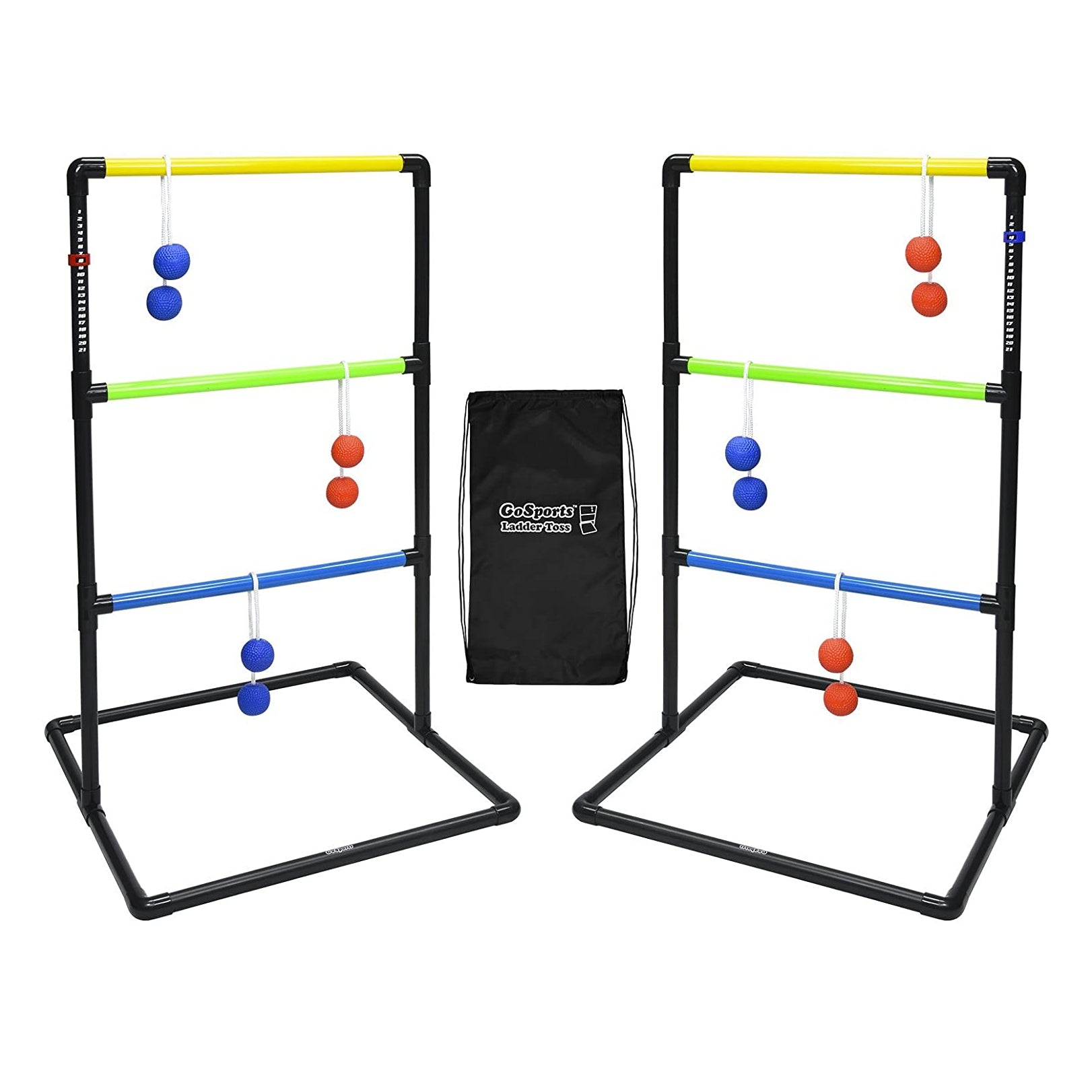 GoSports Ladder Toss Game with 6 Bolo Balls Indoor Outdoor Backyard Lawn Game - VMInnovations
