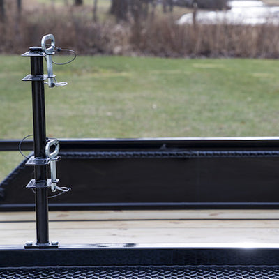 Buyers LT18 Steel Lockable Landscaping Trailer Weed Eater Trimmer Rack w/ Locks