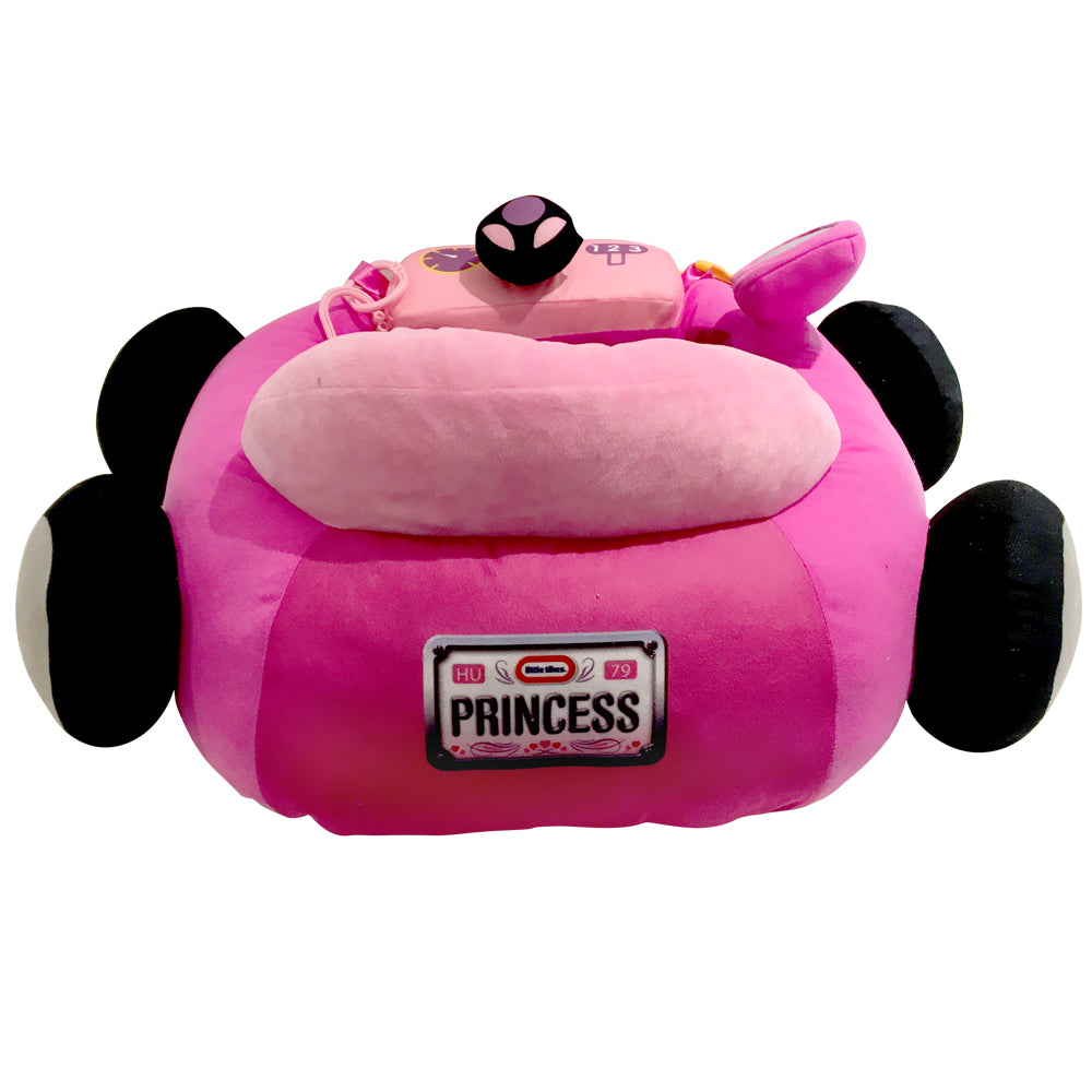 Little Tikes Cutie Coupe Plush Car Baby Toddler Lounger Seat, Stylish Pink Car - VMInnovations