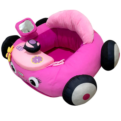 Little Tikes Cutie Coupe Plush Car Baby Toddler Lounger Seat, Pink Car (2 Pack) - VMInnovations