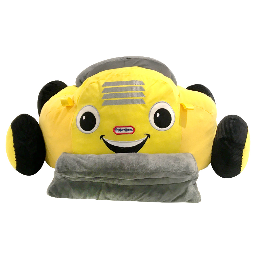 Little Tikes Digger Dump Truck Plush Car Toddler Lounger Seat, Yellow (3 Pack) - VMInnovations