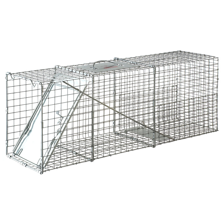 Little Giant Live Reinforced Animal Trap with Single Door Entry, 10 x 32" (Used)