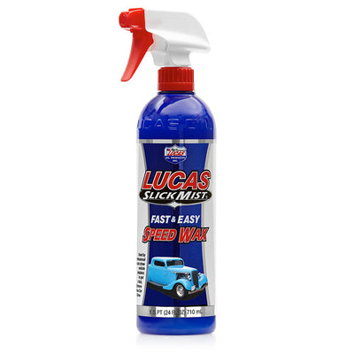 Lucas Oil 10160-6 Slick Mist Car/Boat Speed Spray On Wax Polish, 24 Oz (6 Pack)