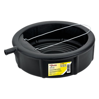Lumax LX-1629 18 Inch 5 Gallon Plastic Oil Drip Drain Pan Tray with Loop Handle