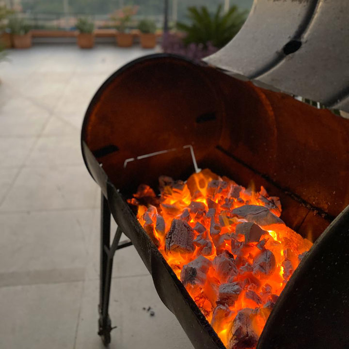 Jealous Devil 100 Percent Natural Hardwood Wood Lump Grill Charcoal, 35 Pounds