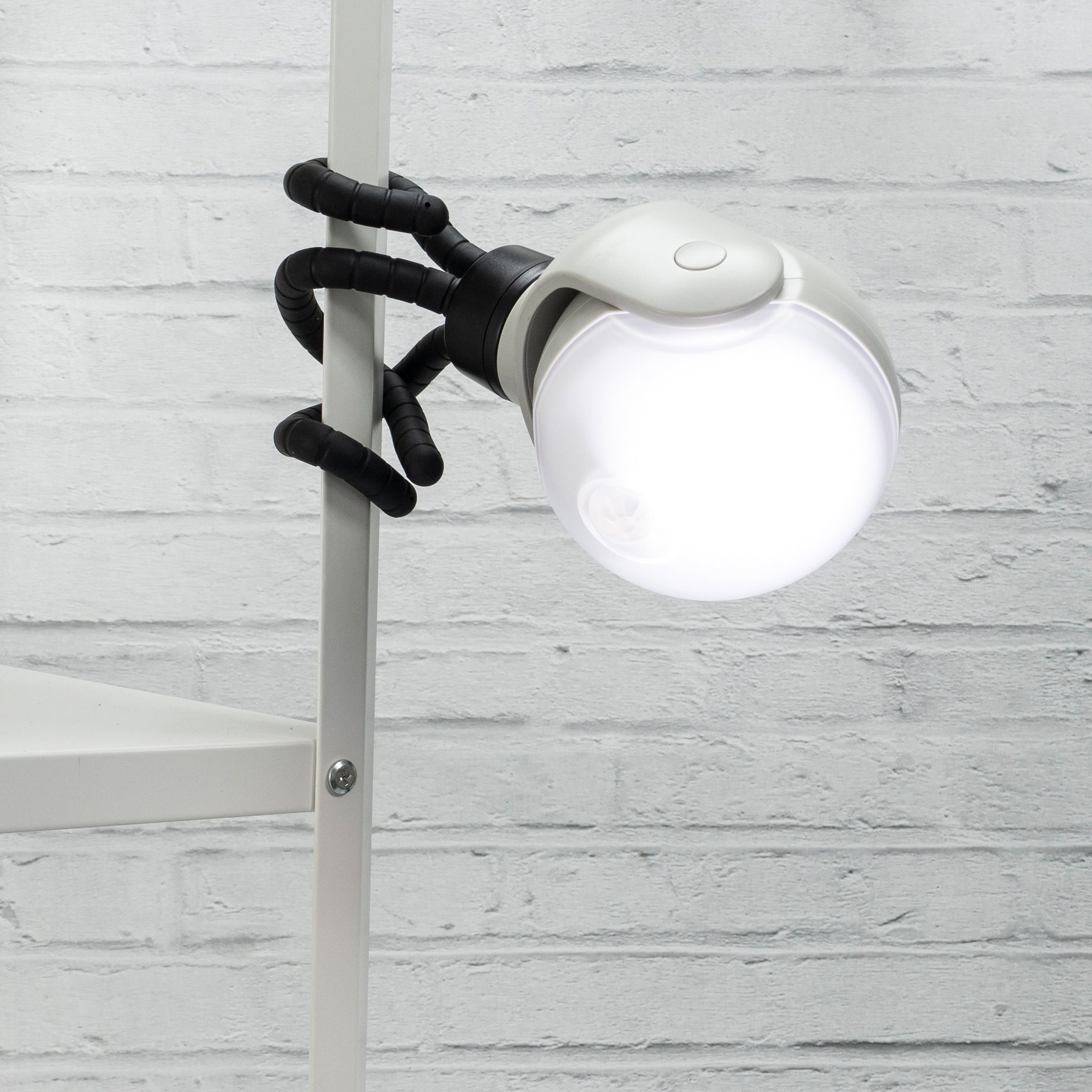 LUXWORX Weather Resistant Battery Powered Motion Sensor Light w/ Flexible Tripod