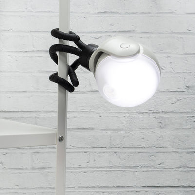 LUXWORX Weather Resistant Battery Powered Motion Sensor Light w/ Flexible Tripod