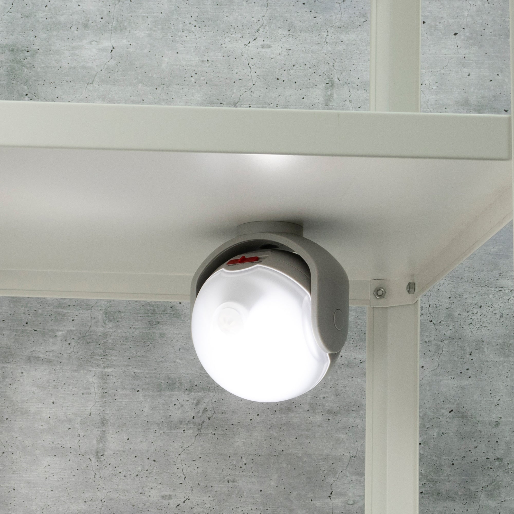 LUXWORX Weather Resistant Battery Powered Motion Sensor Light w/ Flexible Tripod