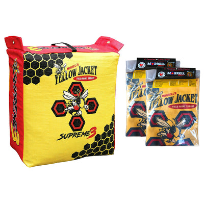 Morrell Yellow Jacket Supreme 3 Field Point Archery Bag Target and 2 Covers - VMInnovations