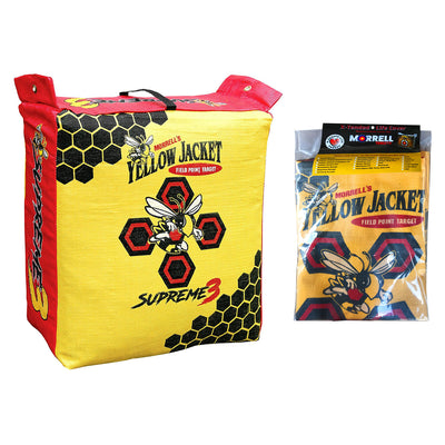 Morrell Yellow Jacket Supreme 3 28 lb Field Point Archery Bag Target and Cover - VMInnovations