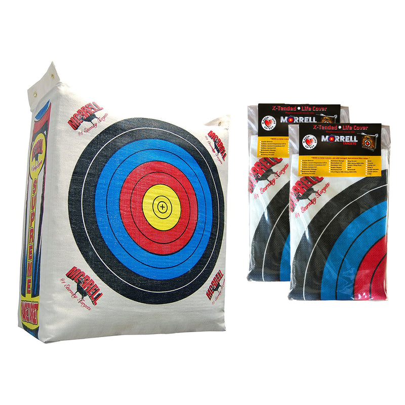 Morrell Supreme Range NASP Adult Field Point Archery Bag Target and (2) Covers