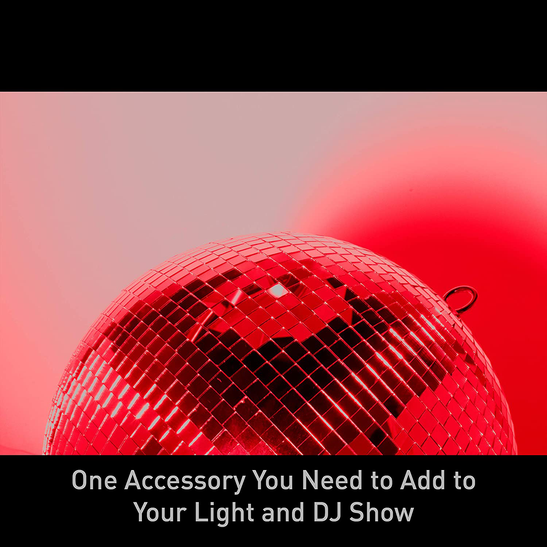 American DJ Lightweight Real Glass 16" Wall Hanging Disco Mirror Ball (Open Box) - VMInnovations