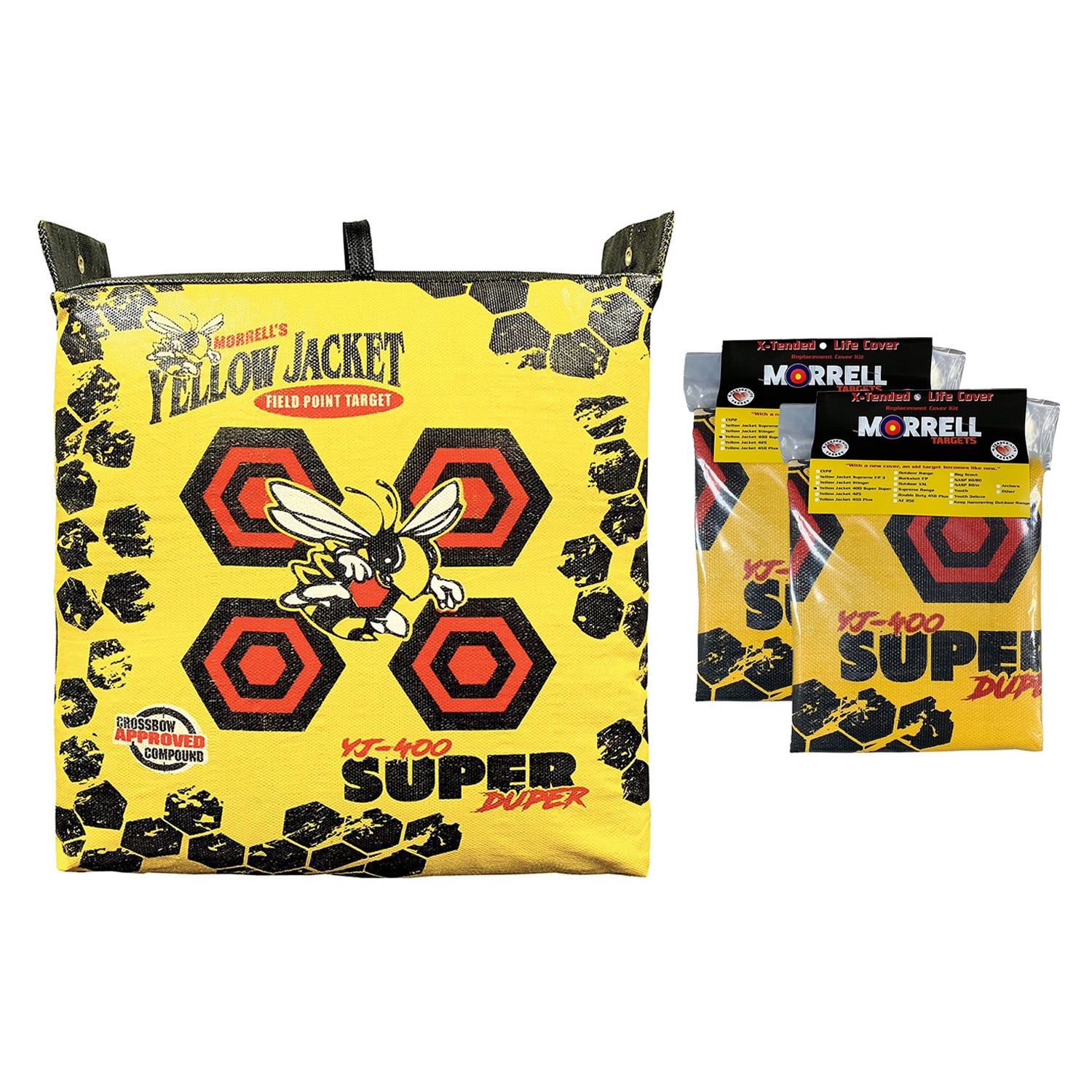 Morrell Yellow Jacket YJ-400 Super Duper Field Point Archery Target & (2) Covers - VMInnovations