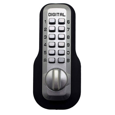 Lockey USA Keyless Deadbolt with Digital Keypad, Satin Nickel (Open Box)