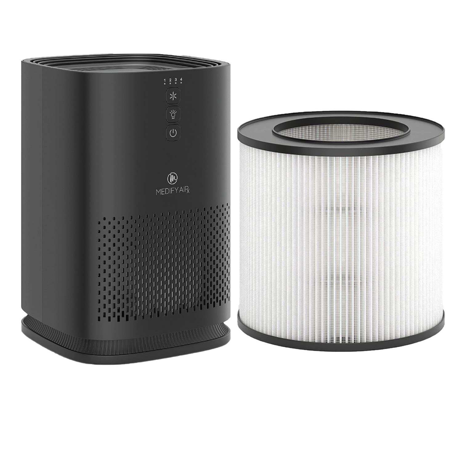 Medify Air MA-14 Compact Tabletop Home Air Purifier with HEPA Replacement Filter