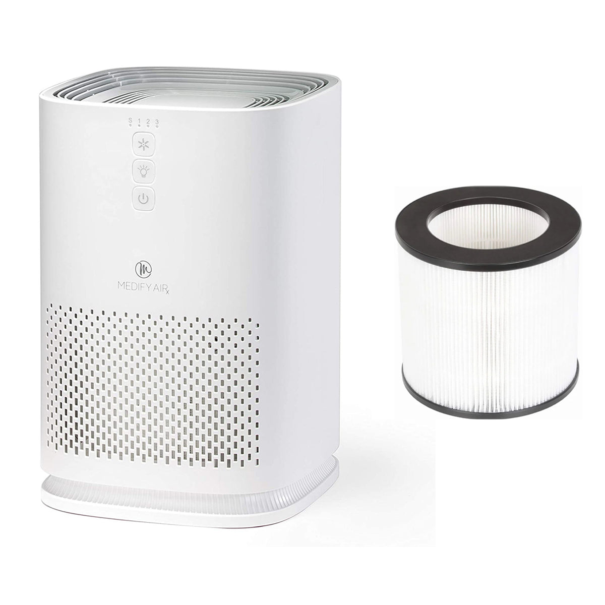 Medify Air MA-14 Compact Tabletop Home Air Purifier with 1 Replacement Filter