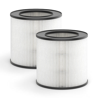 Medify Air MA-14 Tabletop Air Purifier (2 Pack) w/ Replacement Filters (2 Pack)