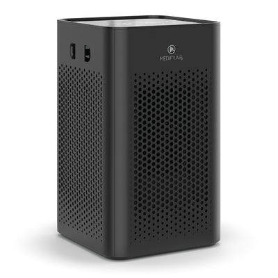Medify Air Table Top Air Purifier, Black and HEPA Replacement Filters (2 Pack) - VMInnovations