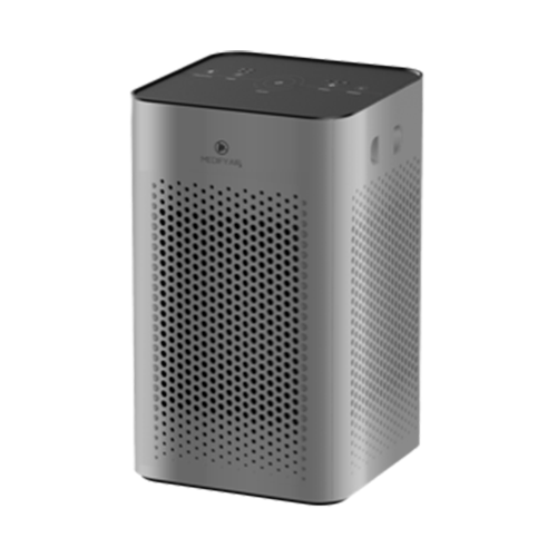 Medify Air Medical Grade HEPA Table Top Air Purifier, Silver (2 Pack)(Open Box)