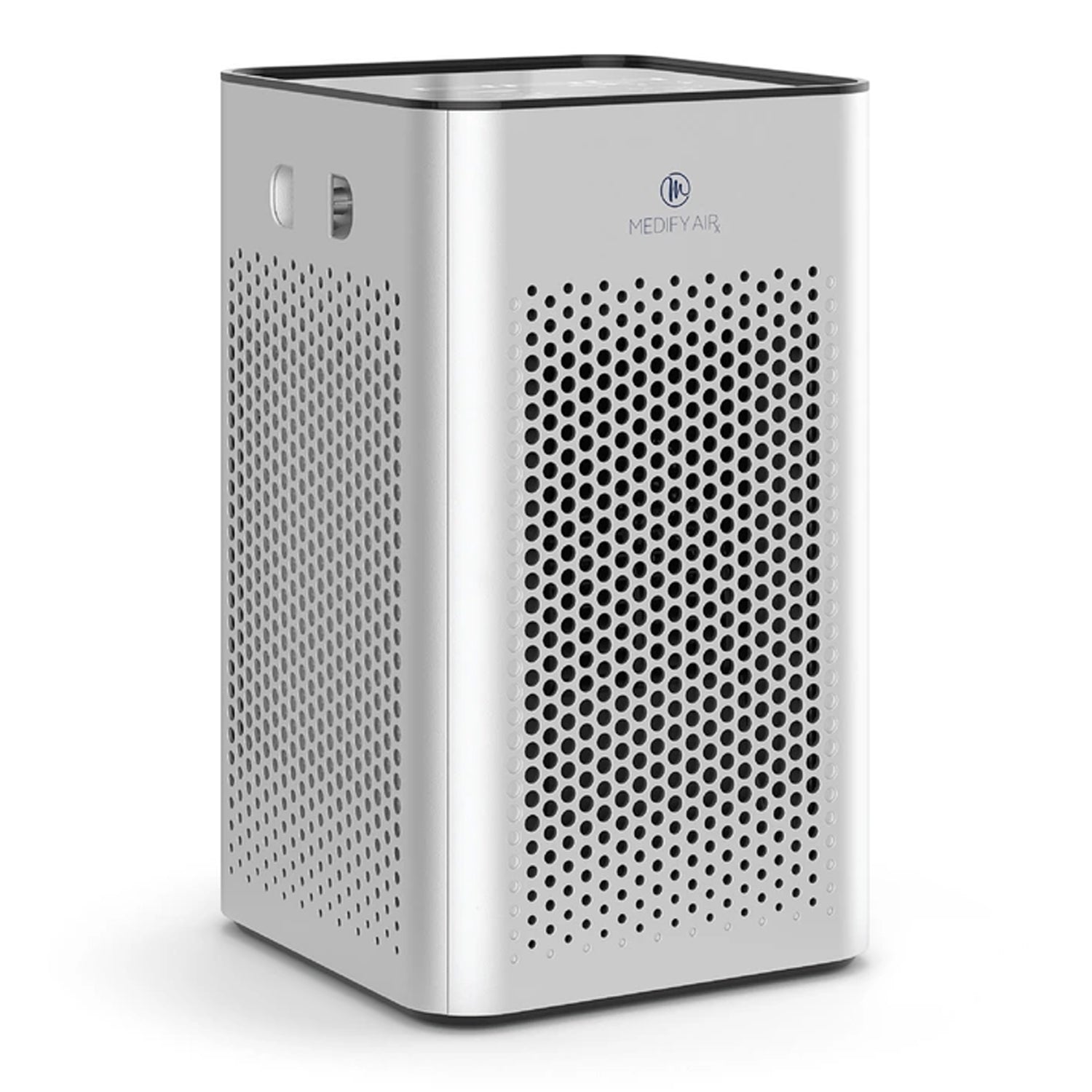 Medify Air Table Top Air Purifier, Silver and HEPA Replacement Filters (2 Pack)
