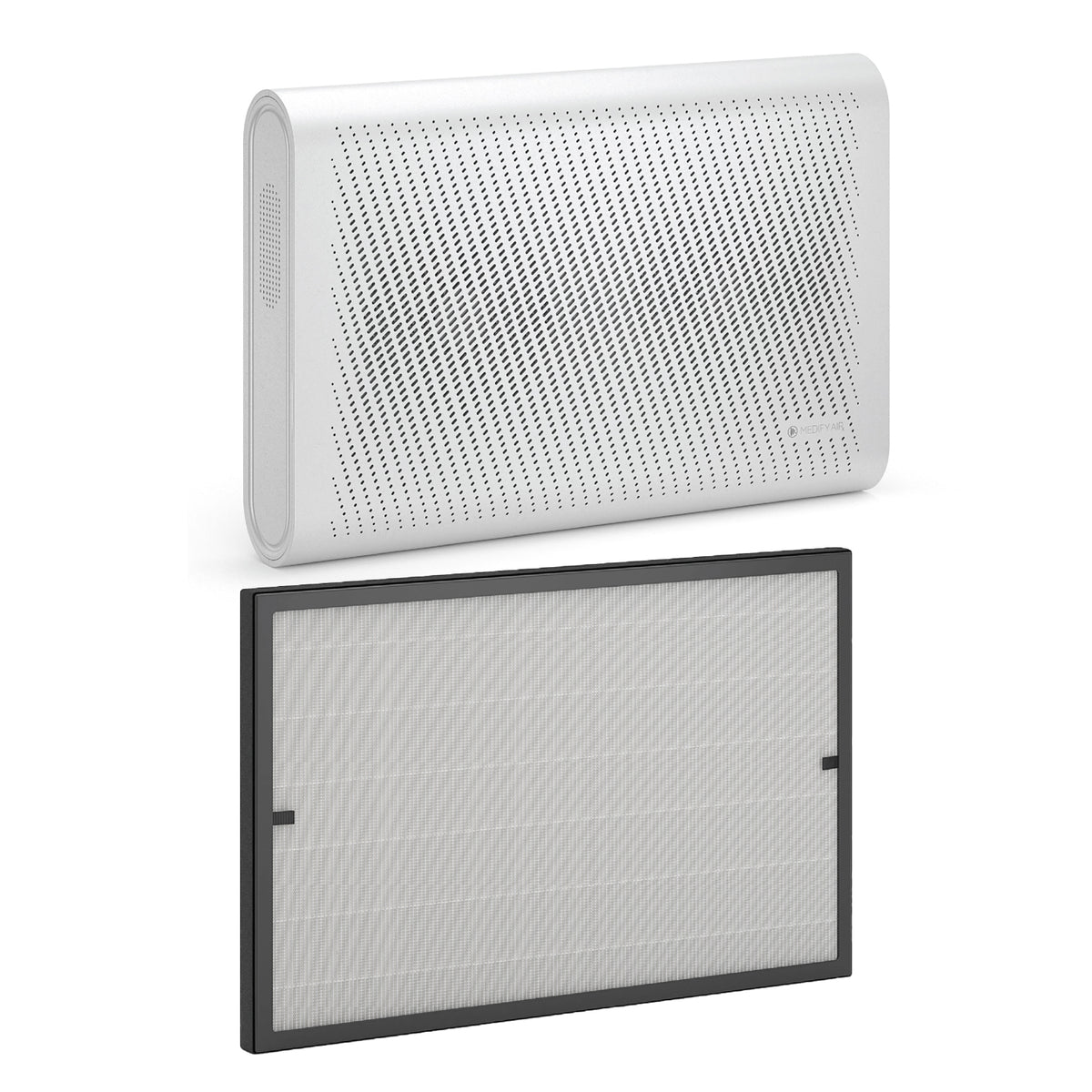 Medify Air HEPA Wall Mounted Air Purifier Bundle w/ Replacement Filter (1 Pack)