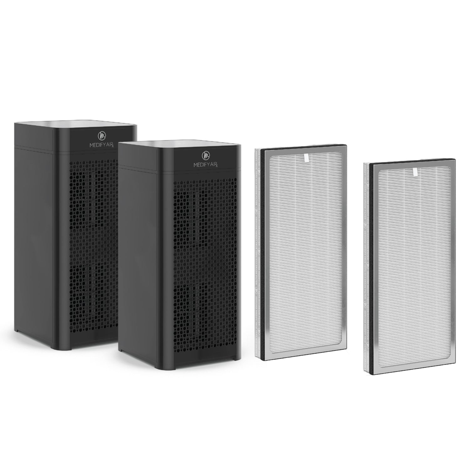 Medify Air MA-40-B2 Tower Air Purifier (2 Pack) with H13 HEPA Filters (2 Pack)