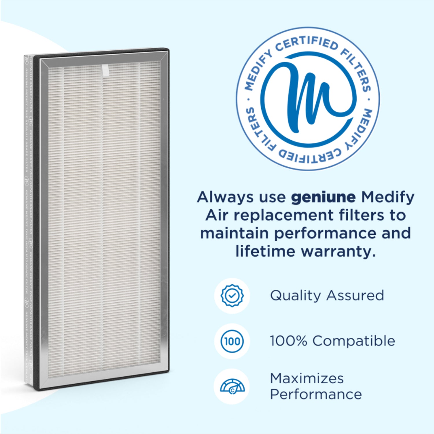 Medify Air MA-40-W2 Tower Air Purifier (2 Pack) with H13 HEPA Filters (2 Pack)