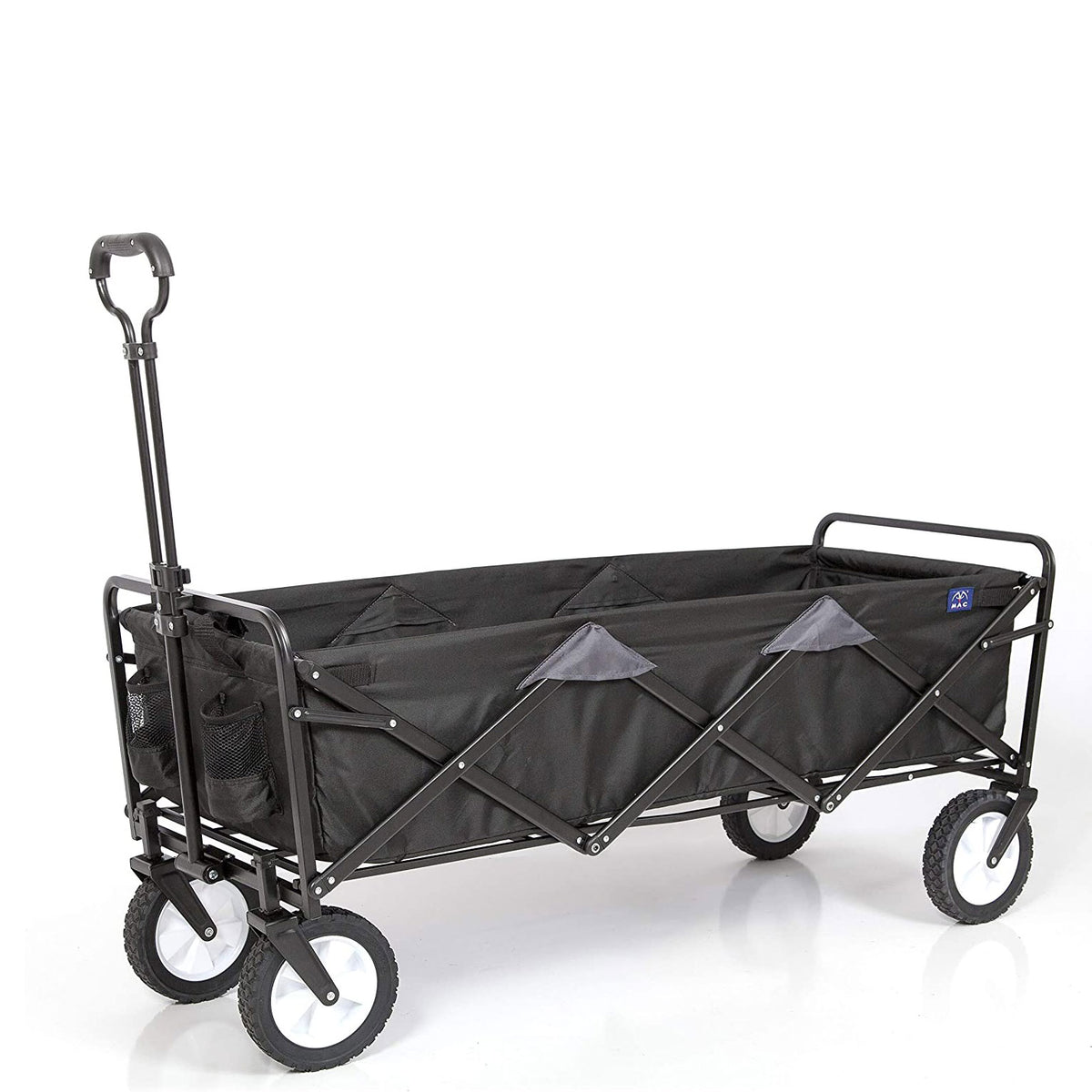 Mac Sports Xtender 52" Extra Long Utility Storage Wagon Cart, Black (For Parts)