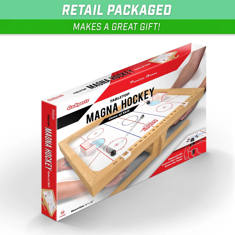 GoSports Magna Hockey Tabletop Board Magnetic Game of Skill (Open Box) - VMInnovations