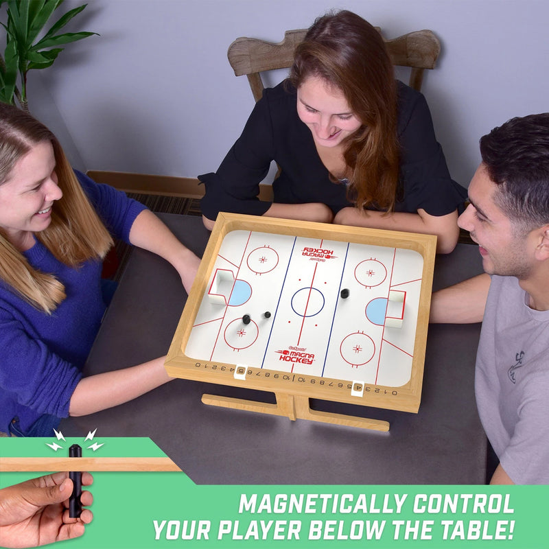 GoSports Magna Hockey Tabletop Board Magnetic Game of Skill (Open Box)