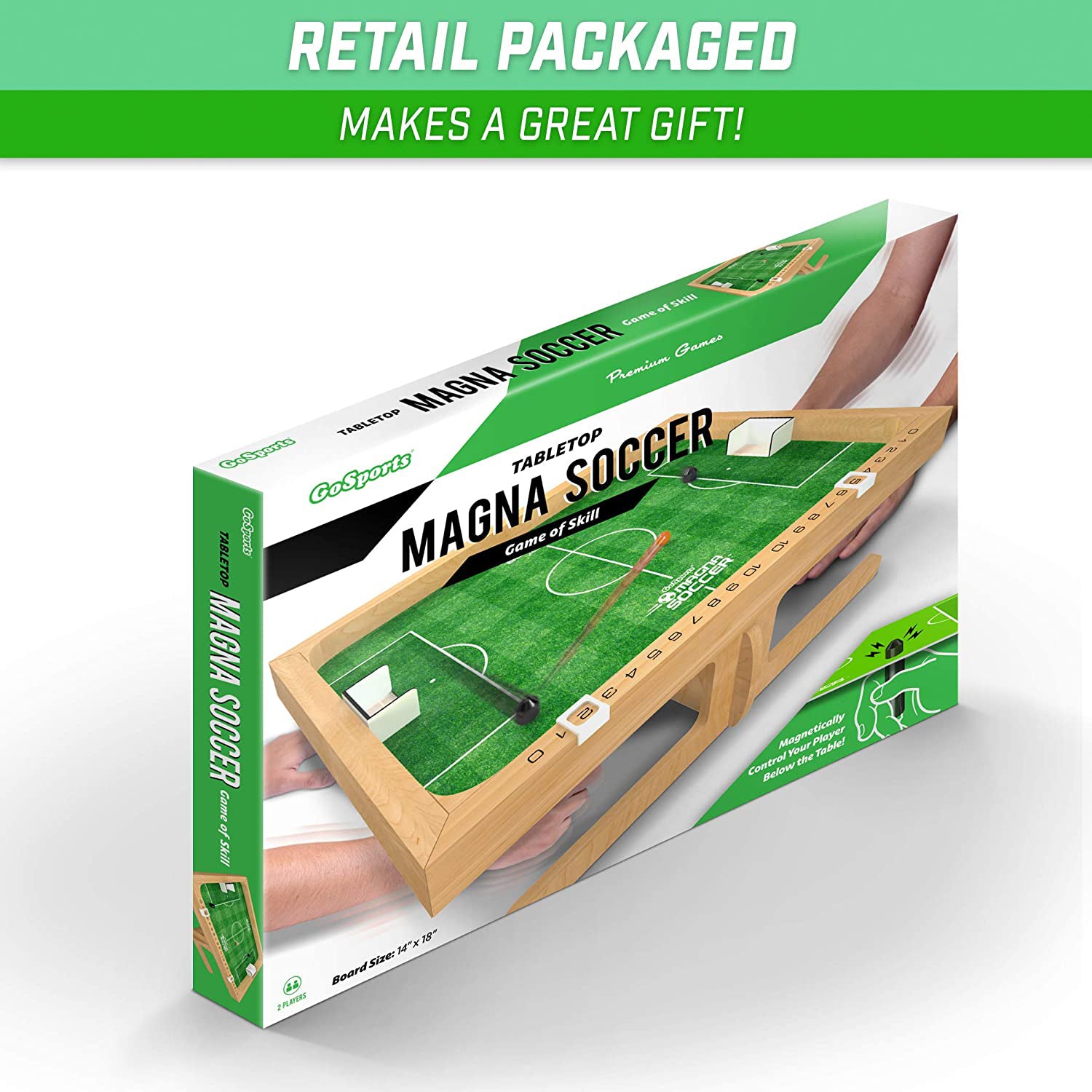 GoSports Magna Soccer Tabletop Board Magnetic Game of Skill (Open Box) - VMInnovations