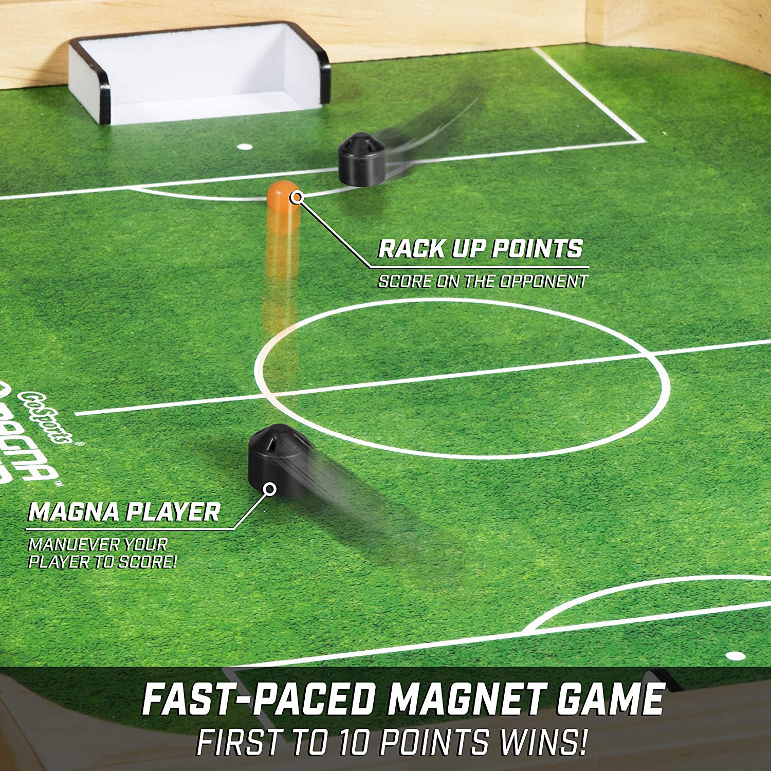 GoSports Magna Soccer Tabletop Board Magnetic Game of Skill (Open Box) - VMInnovations