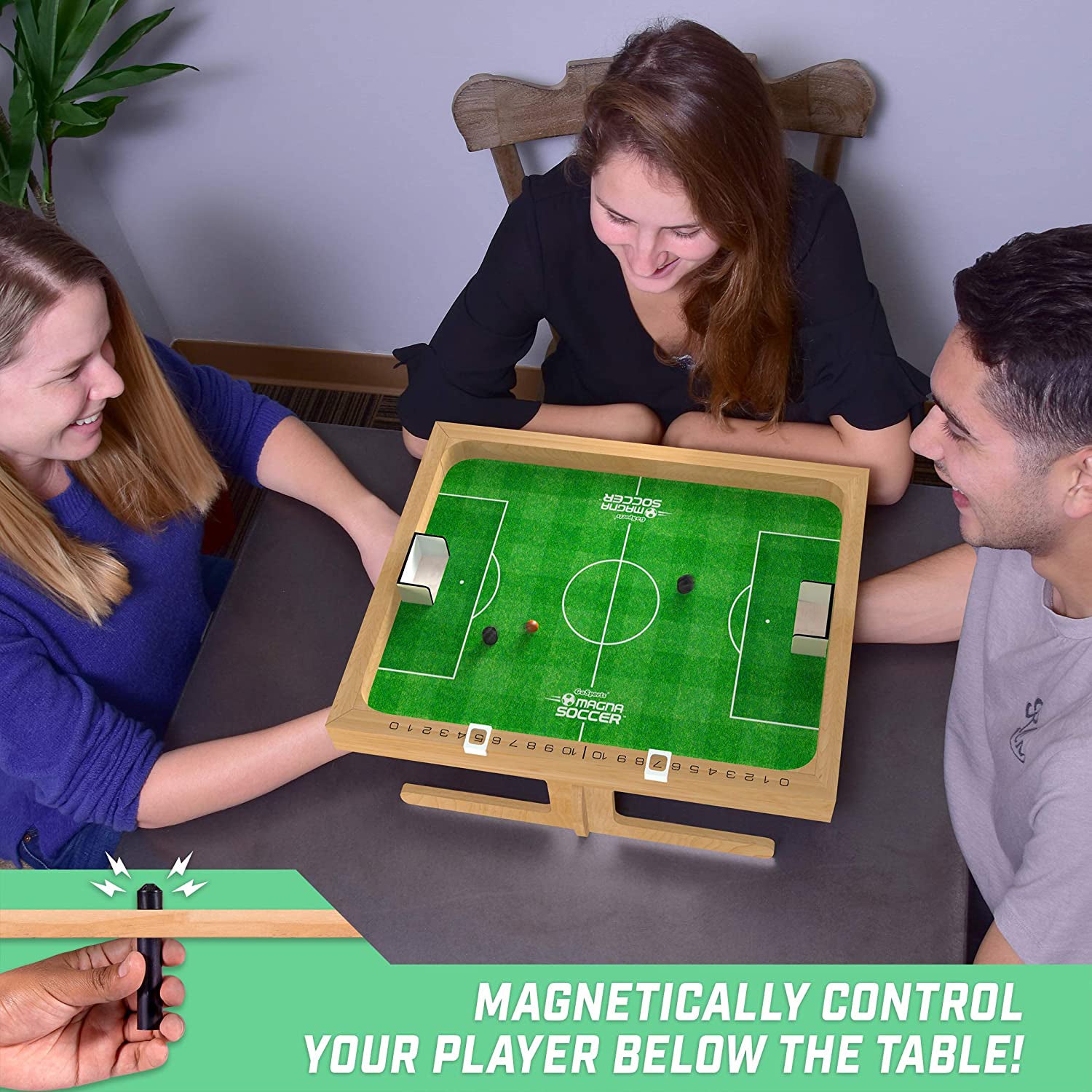 GoSports Magna Soccer Tabletop Board Magnetic Game of Skill (Open Box) - VMInnovations