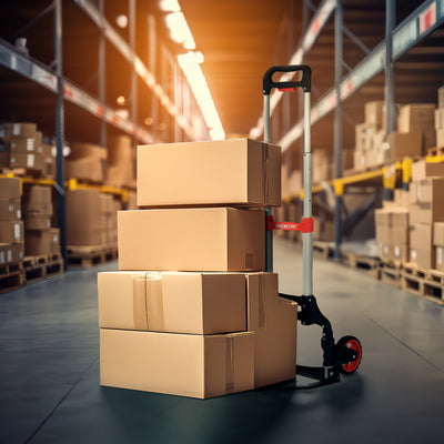 Magna Cart Extendable 150lb Capacity Aluminum Folding Hand Truck Dolly Cart - VMInnovations