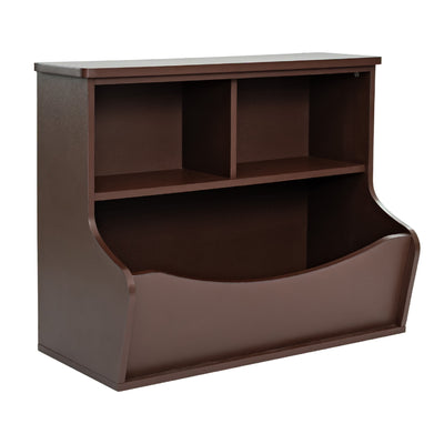 PJ Wood Bookcase, Store or Display Books of Different Sizes (Open Box) - VMInnovations