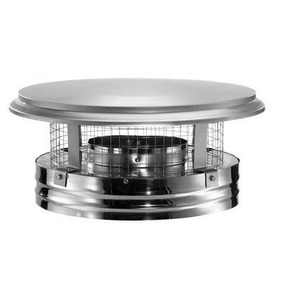 DuraVent DuraPlus 6" Stainless Steel Chimney Cap for Dryer Parts (Open Box) - VMInnovations