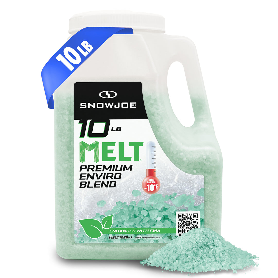 Snow Joe Melt-2-Go, Ice & Snow Melt, Fast Acting Blend, 10 lb Jug